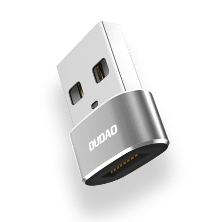 Dudao L16AC adaptér z USB Type-C na USB – černý