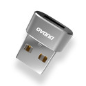 Dudao L16AC adaptér z USB Type-C na USB – černý