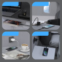 Nabíječka Dudao A28C 45W GaN + USB‑C kabel - bílá