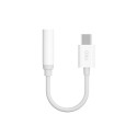 Dudao L16CPro audio adaptér z USB-C na 3,5mm jack – bílý