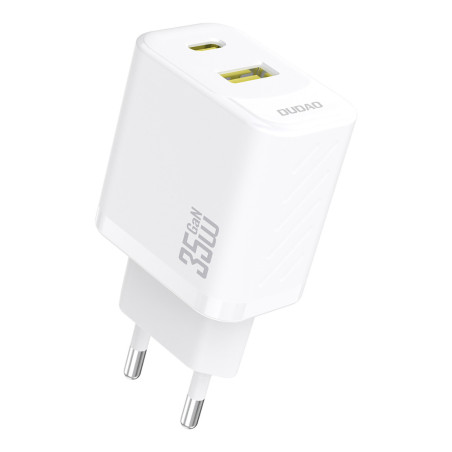 Dudao A27 MaxC nabíječka 35W GaN PD USB-C/USB-A bílá