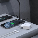 Dudao A27 MaxC nabíječka 35W GaN PD USB-C/USB-A bílá