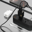 Dudao A27 MaxC nabíječka 35W GaN PD USB-C/USB-A bílá