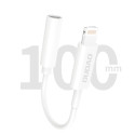 Dudao L16i – audio adaptér z Lightning na 3,5mm jack – bílý