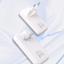 Nabíječka Dudao A65Q 65W GaN USB-C/USB-A bílá