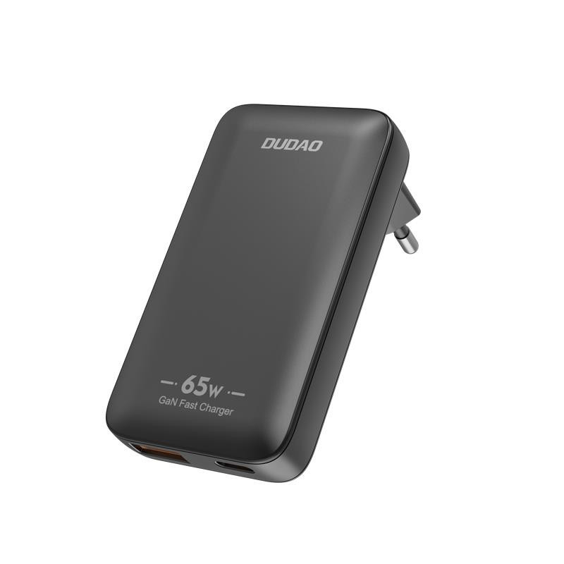 Nabíječka Dudao A65Q 65W pro USB-C / USB-A - černá