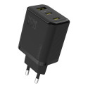 Nabíječka Dudao A29 65W GaN 2×USB‑C + USB‑A černá