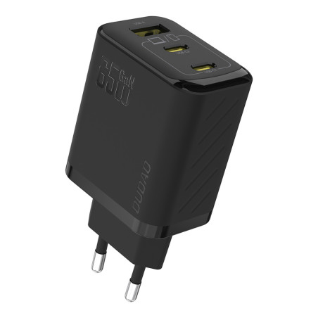 Nabíječka Dudao A29 65W GaN 2×USB‑C + USB‑A černá