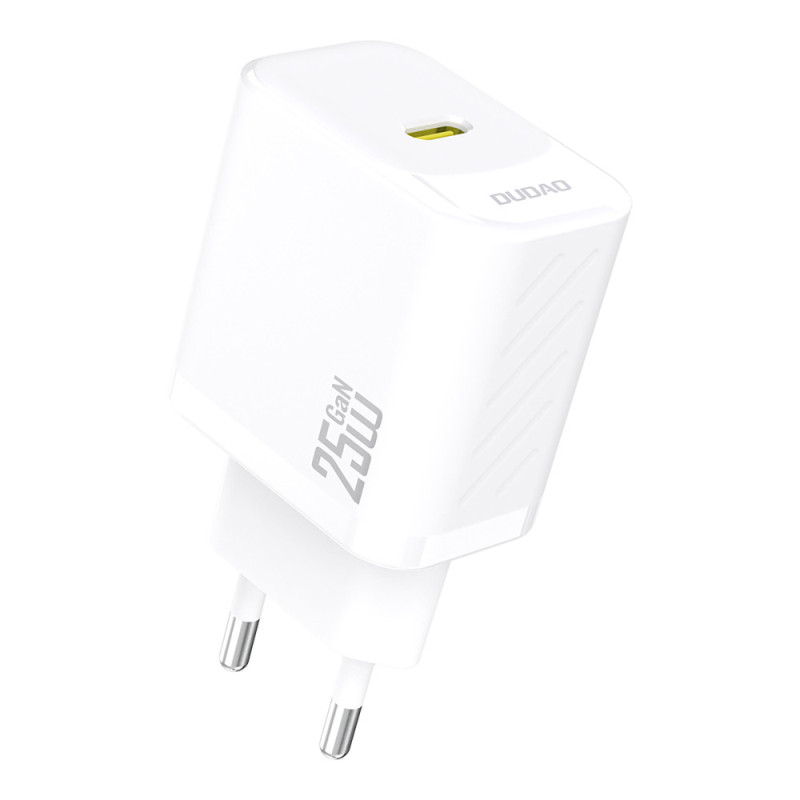 Nabíječka Dudao A27 25W GaN USB-C pro zařízení - bílá