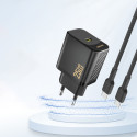 Dudao A27 25W GaN USB-C nabíječka - černá