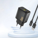 Nabíječka Dudao A27S 25W GaN USB-A Quick Charge 3.0 - černá