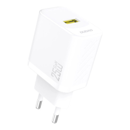 Nabíječka Dudao A27S 25W GaN USB-A QC 3.0 – bílá