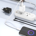 Dudao A26T GaN 25W nabíječka USB-C + USB-A - bílá