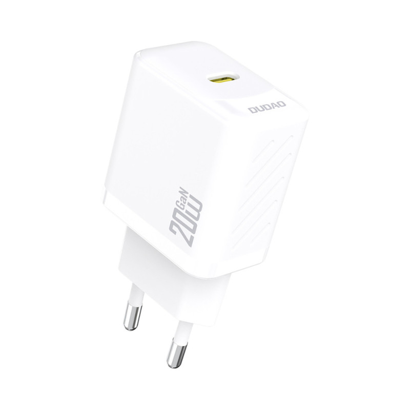 Nabíječka Dudao A26 PD20W pro zařízení USB-C - bílá