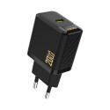 Nabíječka Dudao A26 PD20W GaN USB‑C - černá