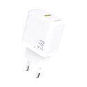 Nabíječka Dudao A23 2.4A USB-A bílá