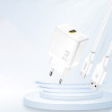 Nabíječka Dudao A23 2.4A USB-A bílá
