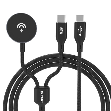 Nabíječka Dudao A12MaxC 2v1 pro Apple Watch / USB‑C černá
