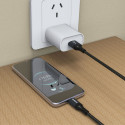 Kabel Dudao L3ST USB-A–USB-C 5A 1,2 m - černý