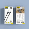 Kabel Dudao L3ST USB-A–USB-C 5A 1,2 m - černý