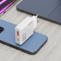 Nabíječka Dudao A30EU 30W GaN USB-A/USB-C - bílá