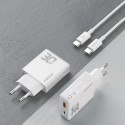 Nabíječka Dudao A30EUT 30W GaN USB-A/USB-C - bílá