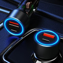Nabíječka do auta Dudao R4T 25W USB-A/USB-C - šedá