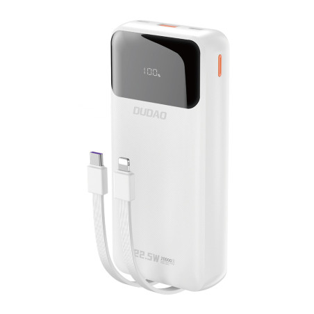 Powerbanka Dudao K15Pro 20000 mAh 22,5 W - bílá