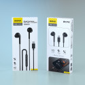 Sluchátka Dudao X3C USB-C in-ear 1,2 m - černá