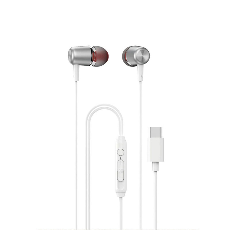 Sluchátka Dudao X1PROT pro USB-C zařízení - bílá