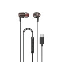 Sluchátka Dudao X1PROT USB-C 1,2 m - černá