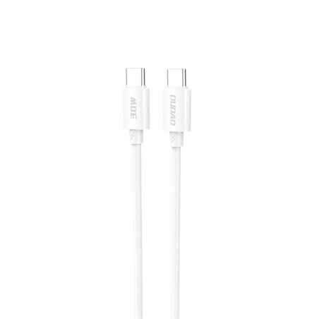 Kabel Dudao L4C USB-C / USB-C 30W 1,2 m - bílý
