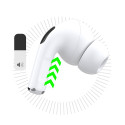 Dudao U19 TWS sluchátka Bluetooth 5.3 s ANC - bílá