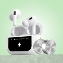Dudao U19 TWS sluchátka Bluetooth 5.3 s ANC - bílá
