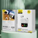 Dudao U19 TWS sluchátka Bluetooth 5.3 s ANC - bílá