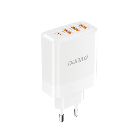 Nabíječka Dudao A5HEU 20W 3×USB-A + USB-C bílá
