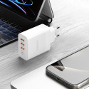 Nabíječka Dudao A5HEU 20W 3×USB-A + USB-C bílá