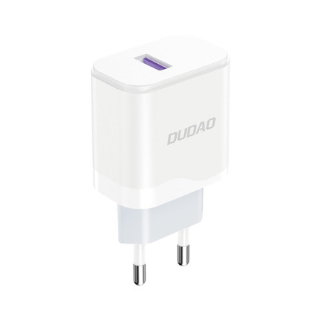 Nabíječka Dudao A20EU 18W USB-A bílá