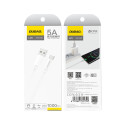 Kabel Dudao L4ST USB-A / USB-C 2A 1 m - bílý