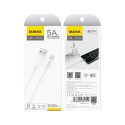 Kabel Dudao L4SM USB-A / micro USB 2A 1m - bílá