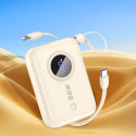 Powerbanka Dudao K14 10 000 mAh pro nabíjení - béžová