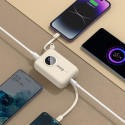 Powerbanka Dudao K14 10 000 mAh pro nabíjení - béžová