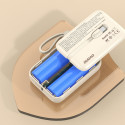 Powerbanka Dudao K14 10 000 mAh pro nabíjení - béžová