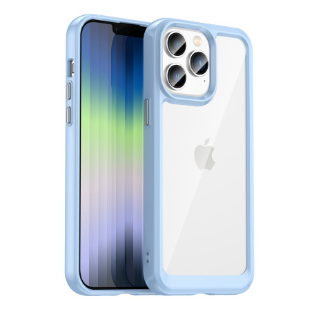 AG PREMIUM Outer Space Case Pevné pouzdro pro iPhone 14 Pro s gelovým rámečkem modré