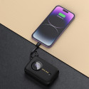 Powerbanka Dudao K14 10000 mAh s kabely USB-C/Lightning - černá