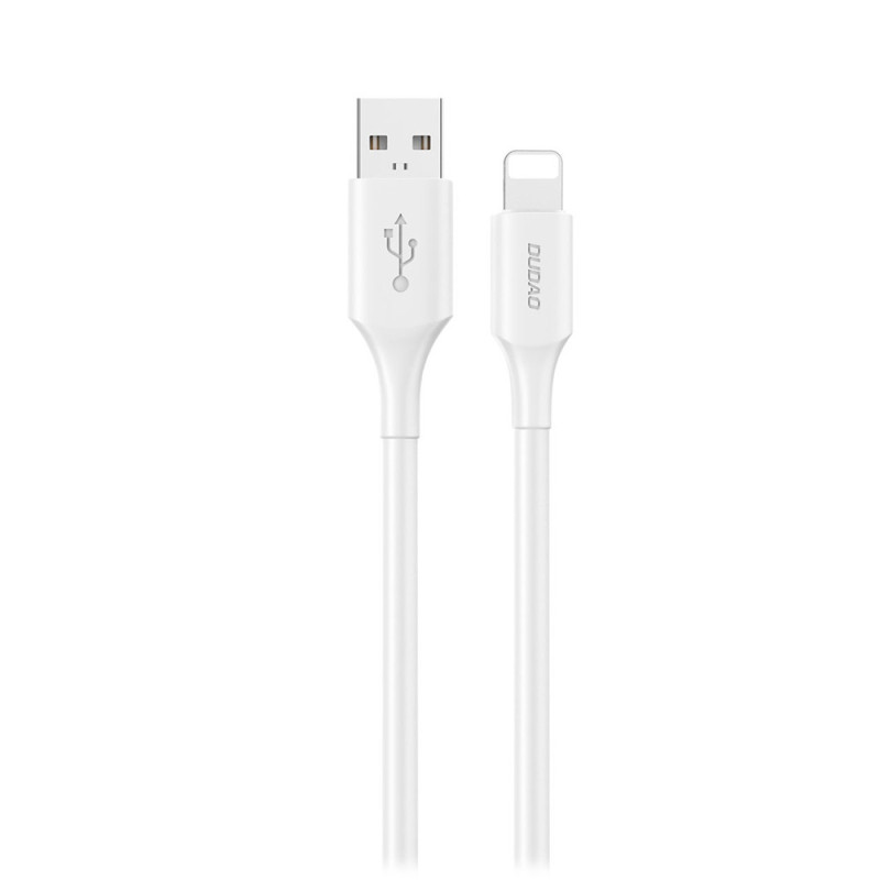 Kabel Dudao L2sL USB-A - Lightning 6A pro Apple zařízení - bílá