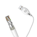 Kabel Dudao L4M USB-A / MicroUSB 2,4A 1m bílá