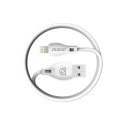 Kabel Dudao L4M USB-A / MicroUSB 2,4A 1m bílá