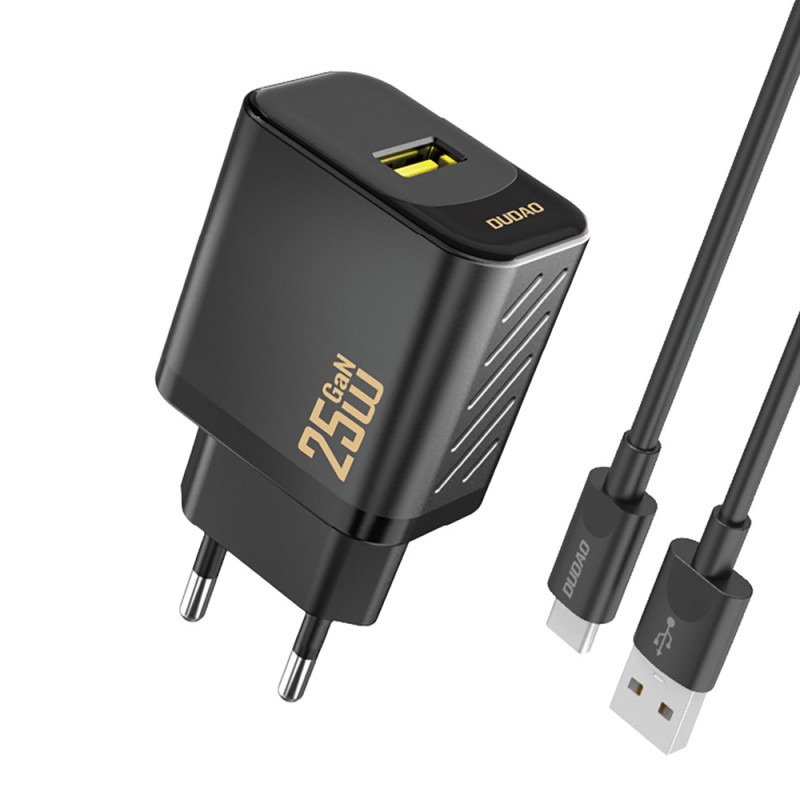 Nabíječka Dudao A27STEU 25W pro mobily a zařízení - černá