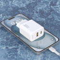 Dudao A27TCEU 30W GaN nabíječka PD USB-A/USB-C – bílá